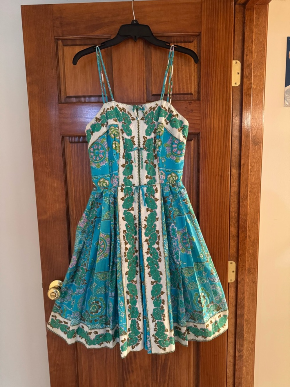 RARE 1960s Dorothy Lee Miami Cotton Full Skirt Sundress Vintage Resortwear
